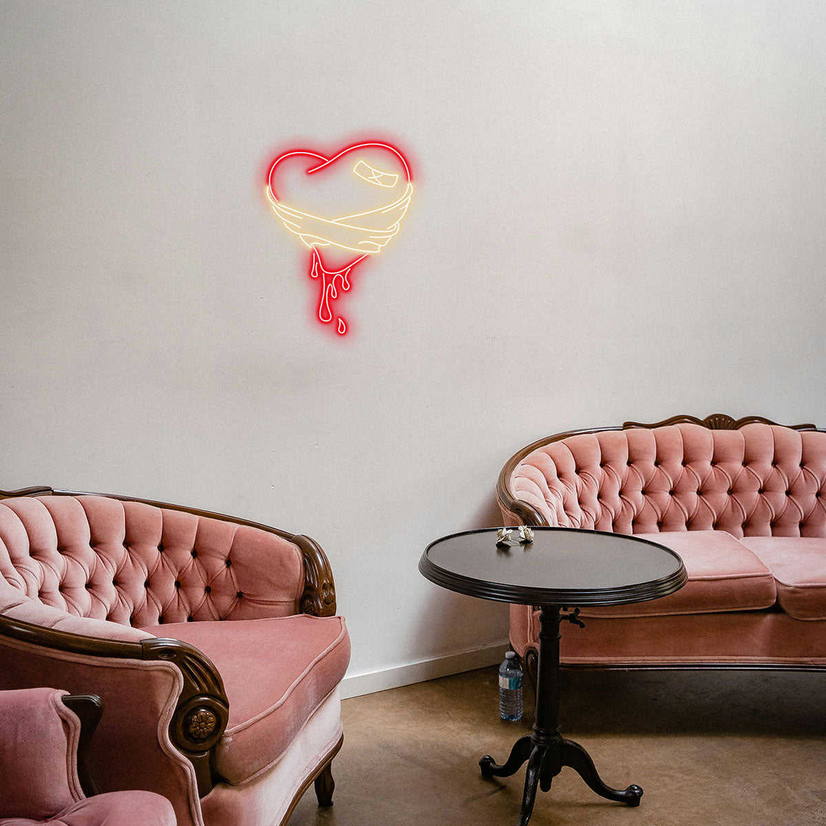 Heart with Bandage Romantic Healing LED neon sign product image