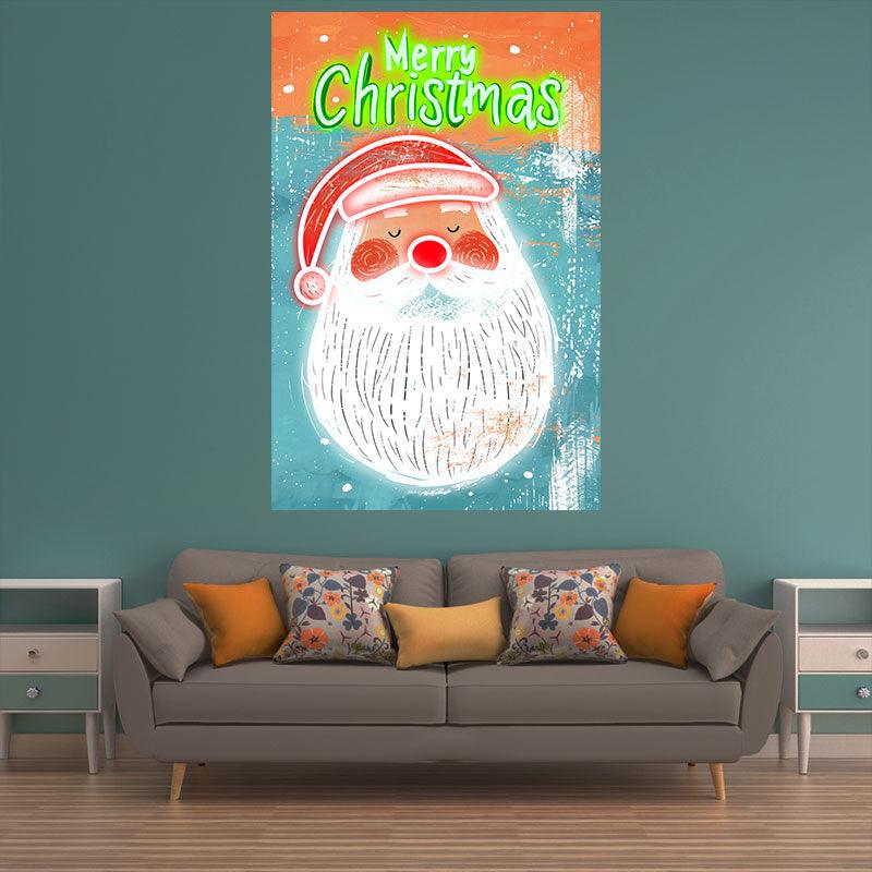 Big White Beard Santa Claus Lights LED neon sign product image