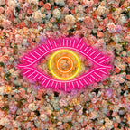Eye - Shaped Aesthetic Wall Decor for LED neon sign product image