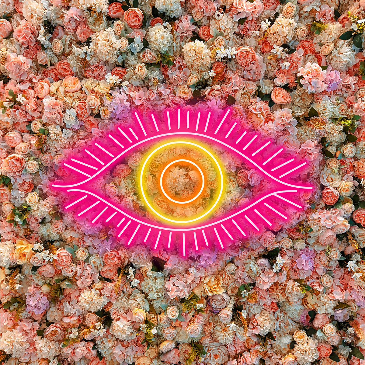 Eye - Shaped Aesthetic Wall Decor for LED neon sign product image