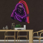 Eerie Grim Reaper Ghost Decoration LED neon sign product image