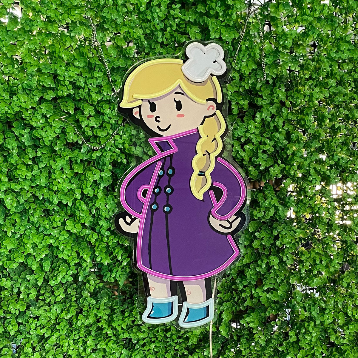 Cartoon Girl - Perfect for Bedroom LED neon sign product image