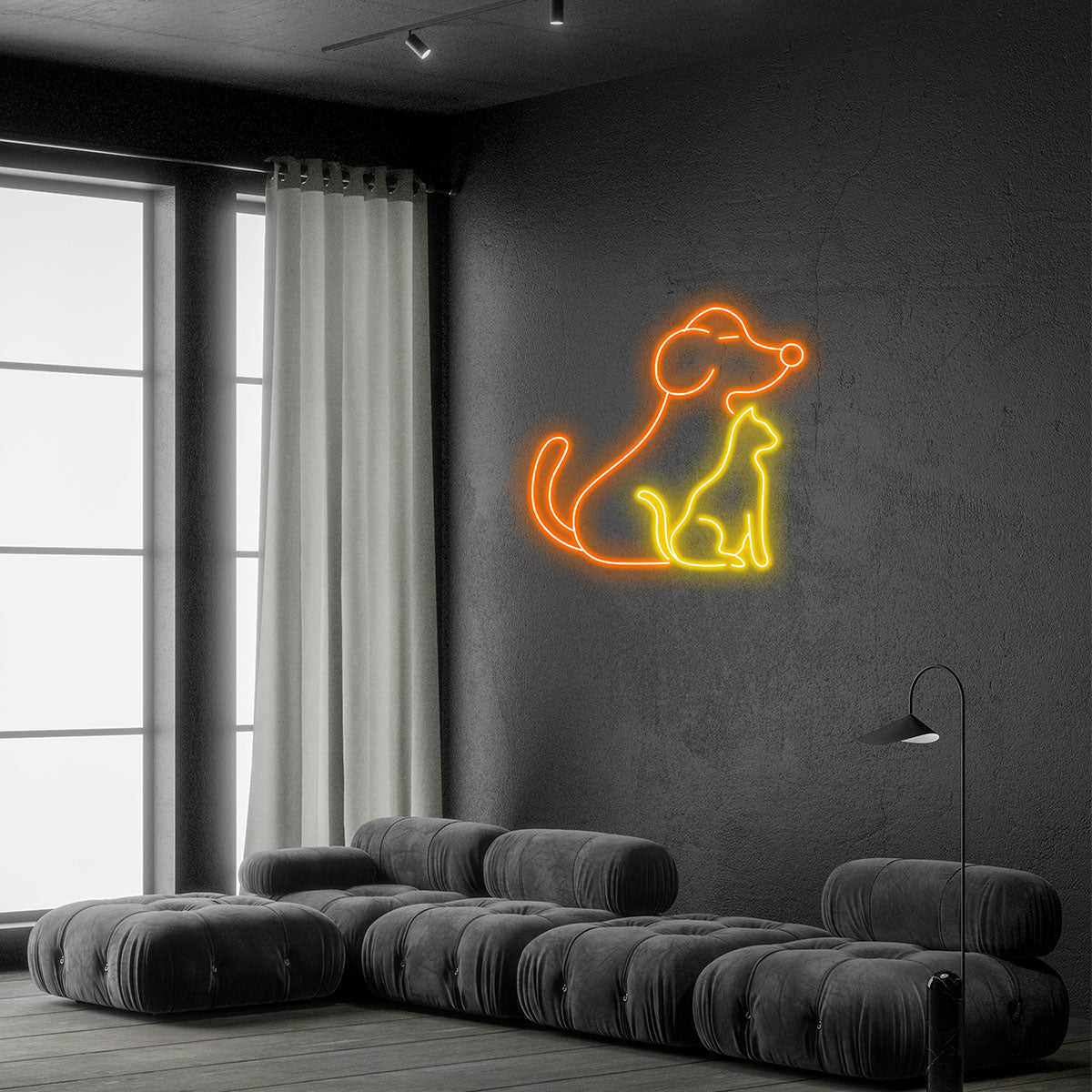 Dog Cat Pet Lover Room Wall Decor LED LED neon sign product image