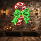 Good Wishes: Green Bow Tie Decorated LED neon sign product image