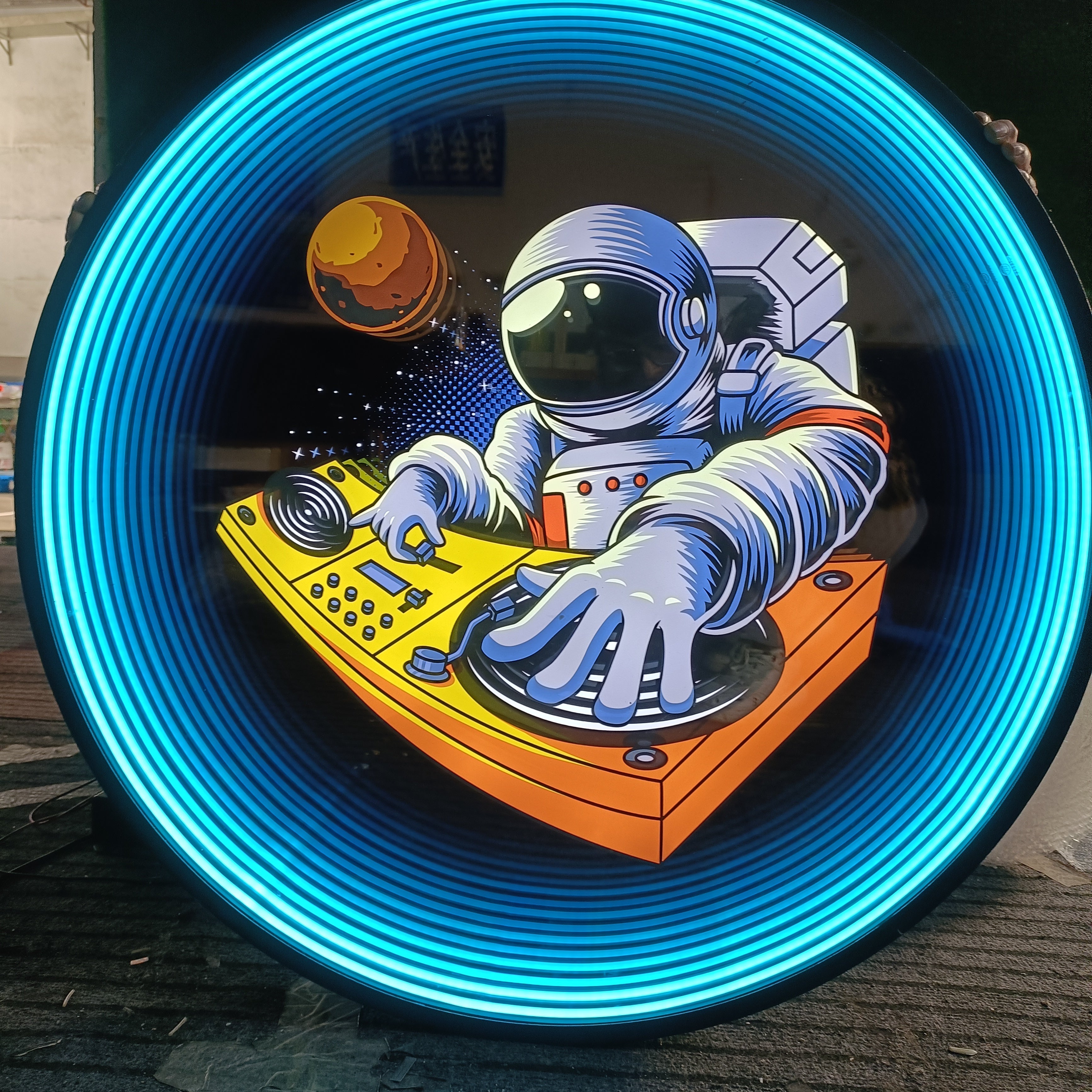 Galactic Astronaut - Handcrafted LED neon sign product image