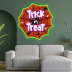 Creepy Spider Web Spooky LED LED neon sign product image