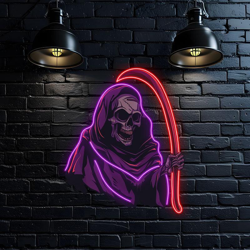 Eerie Grim Reaper Ghost Decoration LED neon sign product image
