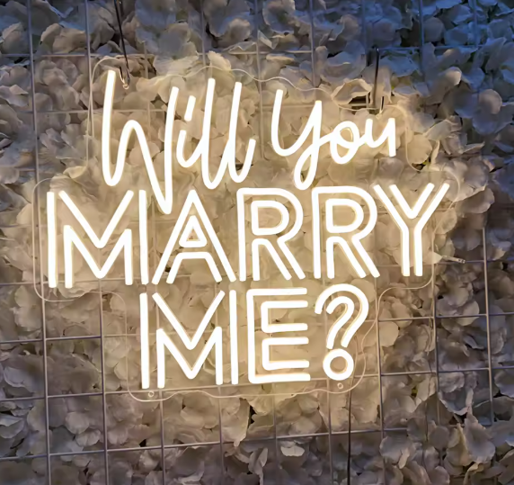 Will You Marry Me 70cm Wedding Mariage LED neon sign product image
