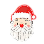 Kind Bearded Santa Claus Red Christmas LED neon sign product image