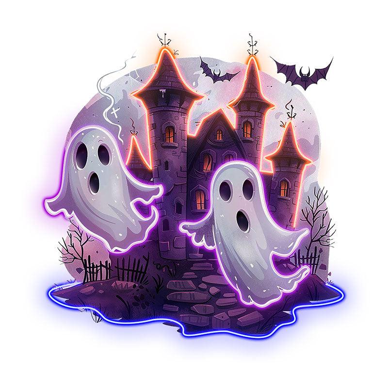 Haunted Ghost Castle Decoration Spooky LED neon sign product image