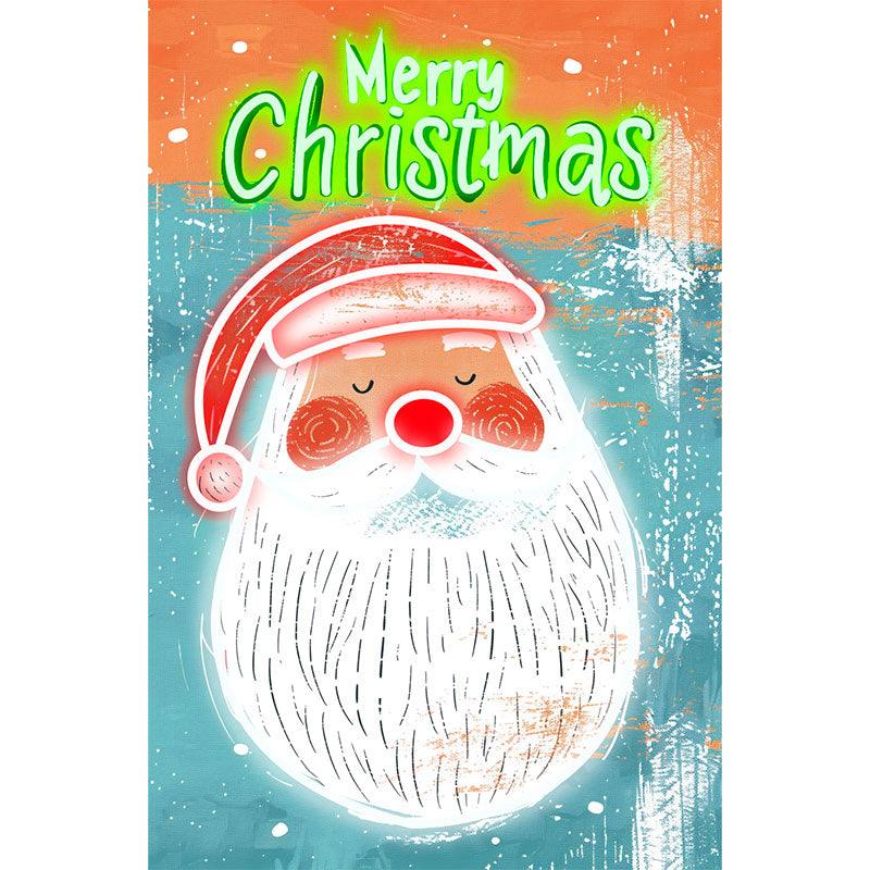 Big White Beard Santa Claus Lights LED neon sign product image