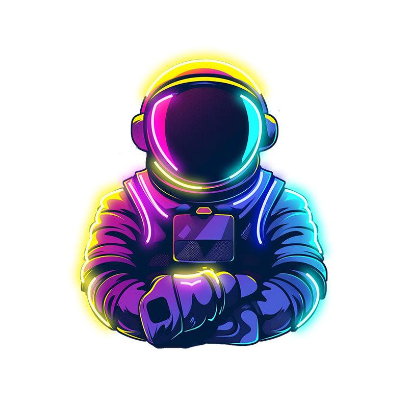 Astronaut's Warm Moment: Interstellar LED neon sign product image