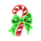 Good Wishes: Green Bow Tie Decorated LED neon sign product image
