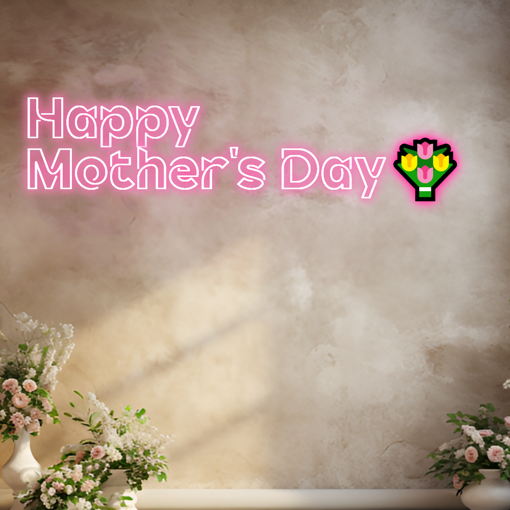 Happy Mother's Day Mothers Day Gift LED neon sign product image