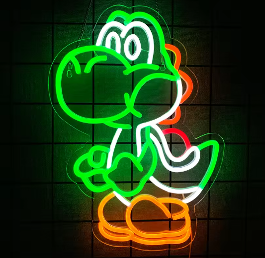 Dinosaur Cute Cartoon Acrylic Wall LED neon sign by NeonCS
