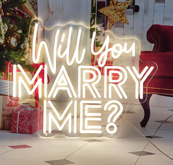 Will You Marry Me 70cm Wedding Mariage LED neon sign product image