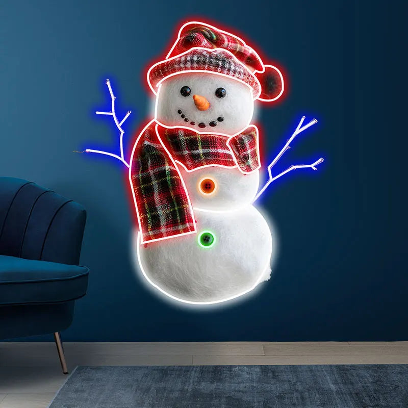 Christmas Snowman LED neon sign product image