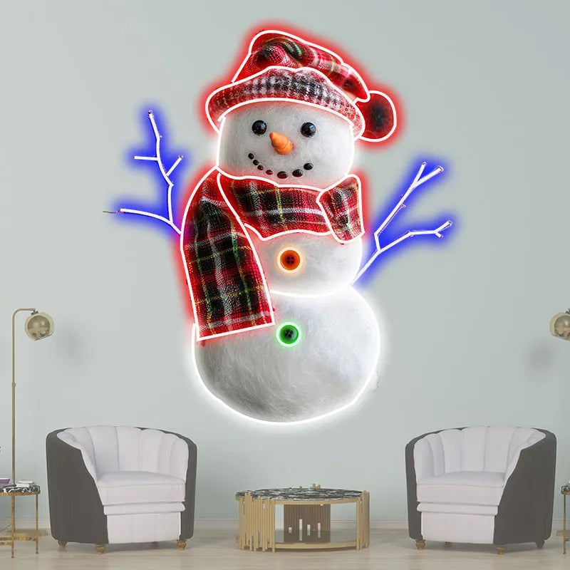 Christmas Snowman LED neon sign product image