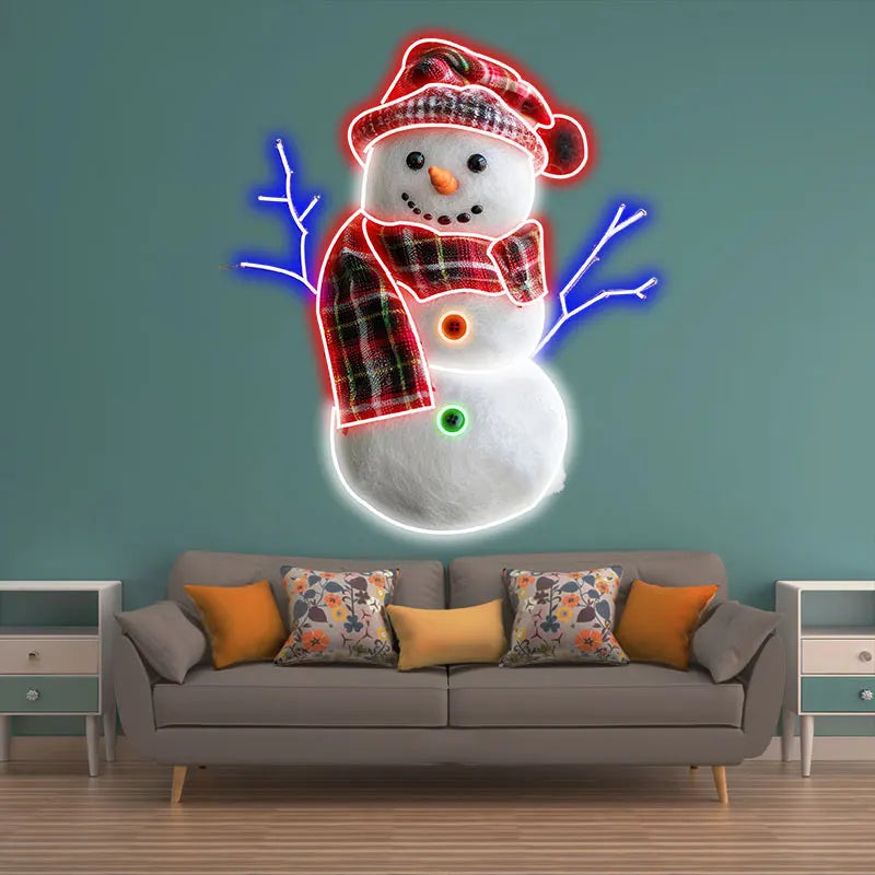 Christmas Snowman LED neon sign product image