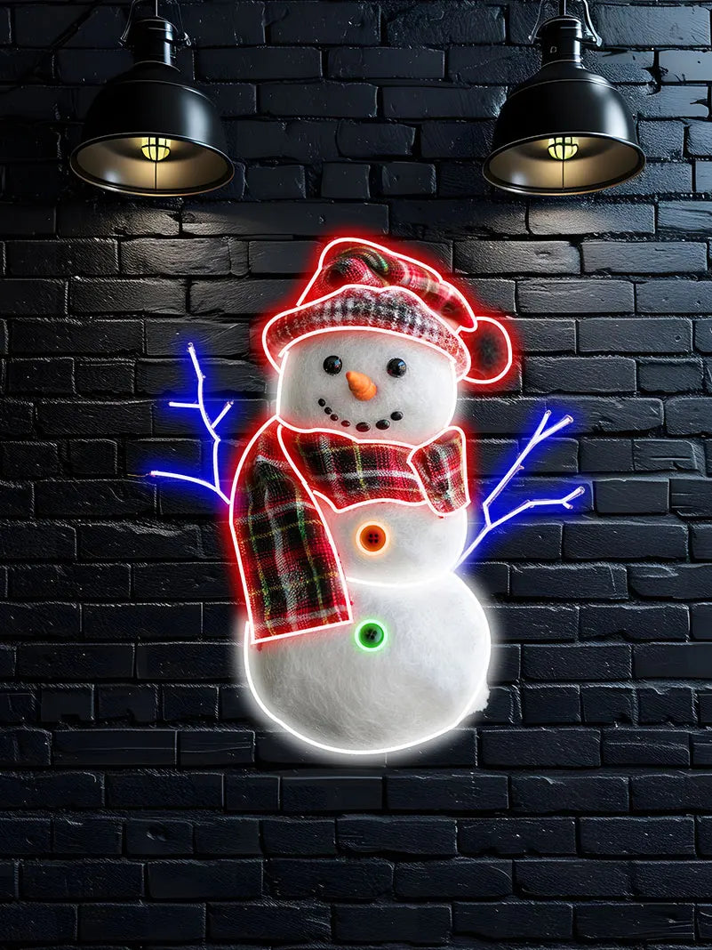 Christmas Snowman LED neon sign product image