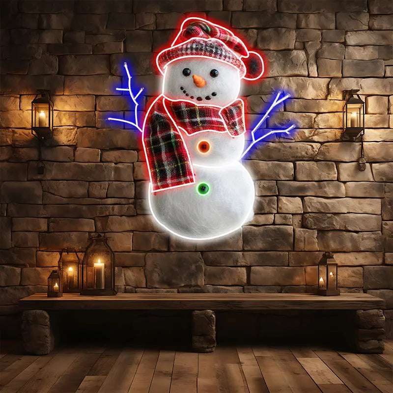 Christmas Snowman LED neon sign product image