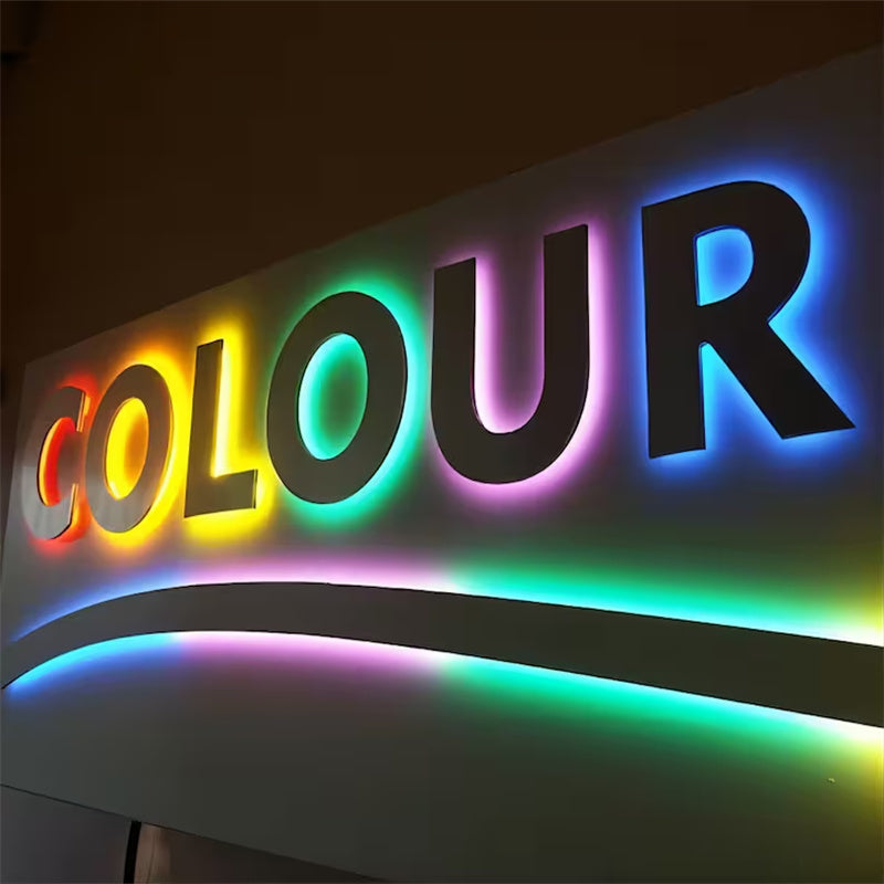 Custom Backlit Channel Letters - 3d LED neon sign product image
