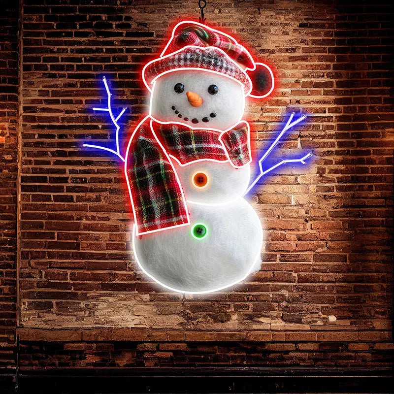 Christmas Snowman LED neon sign product image