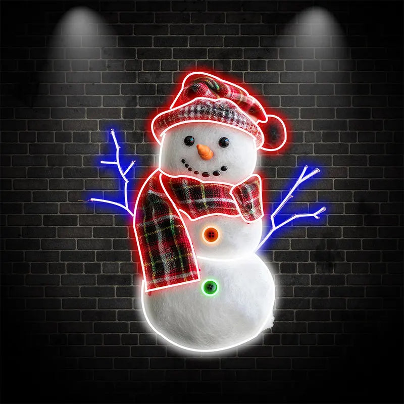 Christmas Snowman LED neon sign by NeonCS