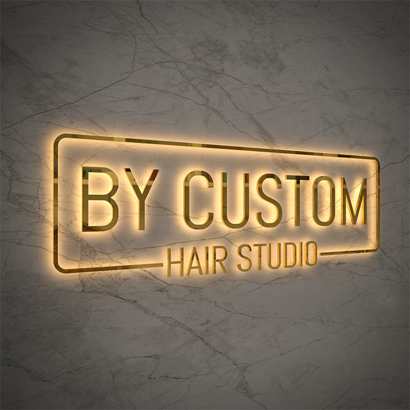 Custom Backlit Channel Letters - 3d LED neon sign by NeonCS