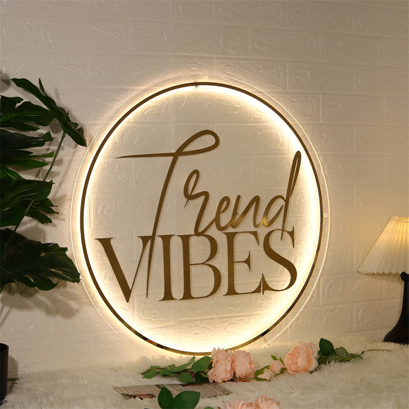 LED Backlit Business Sign - Custom LED neon sign product image