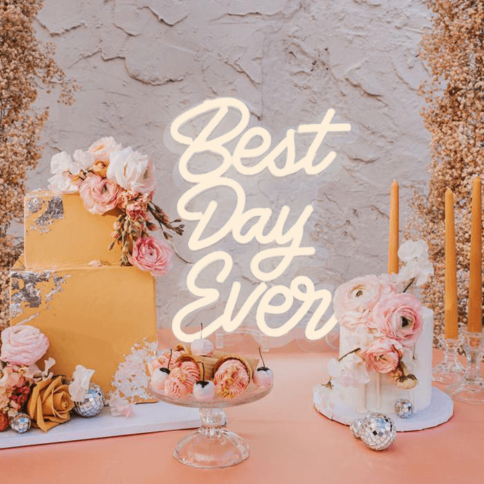 Best Day Ever LED neon sign product image