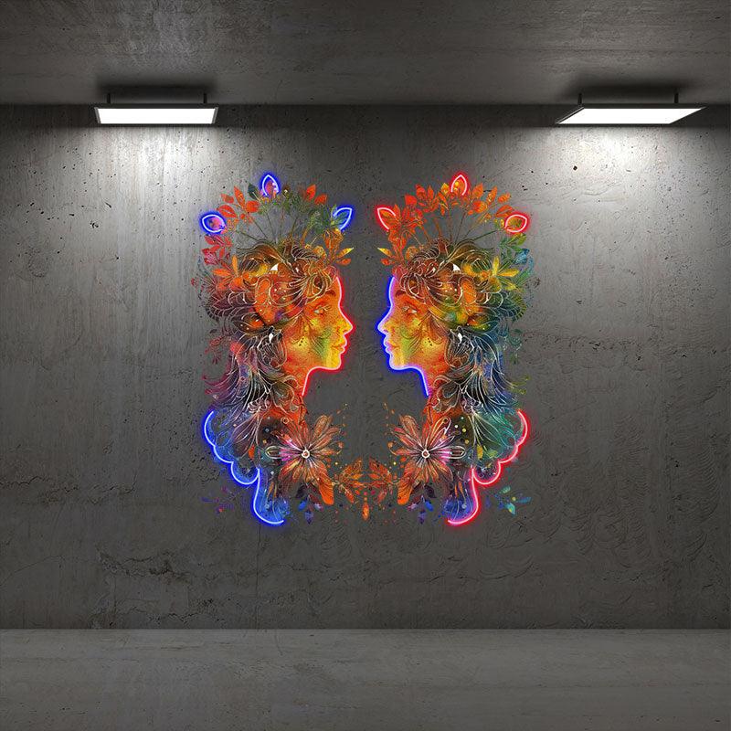 Gemini Light - Playful LED Zodiac Sign LED neon sign product image