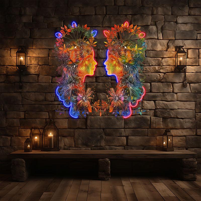 Gemini Light - Playful LED Zodiac Sign LED neon sign by NeonCS