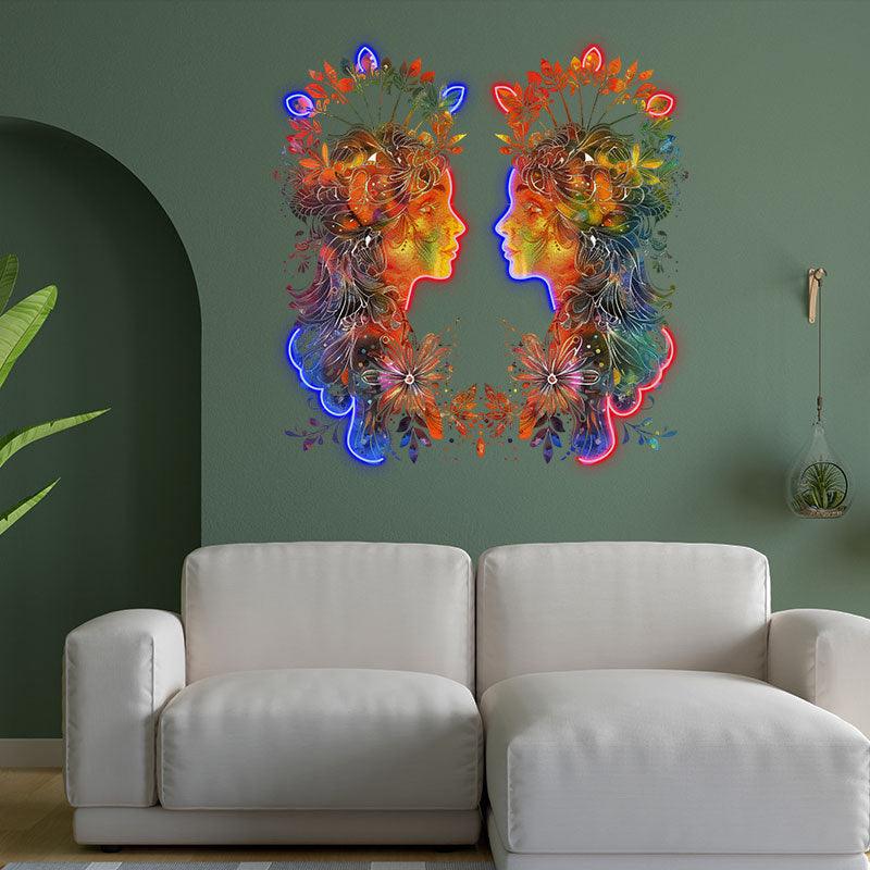 Gemini Light - Playful LED Zodiac Sign LED neon sign product image