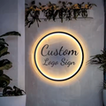 Custom Circle Acrylic Letters Custom LED neon sign by NeonCS