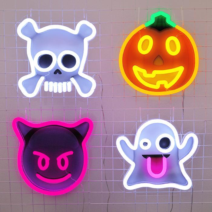 Halloween Emojis LED neon sign product image