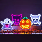 Halloween Emojis LED neon sign product image