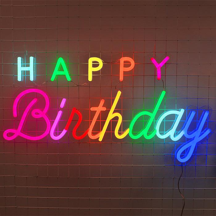 Happy Birthday LED neon sign product image