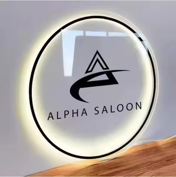 Customized Golden Stainless Steel 3d LED neon sign product image