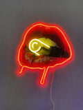 Sexy Lips - Lipstick in Mouth Glam LED neon sign by NeonCS