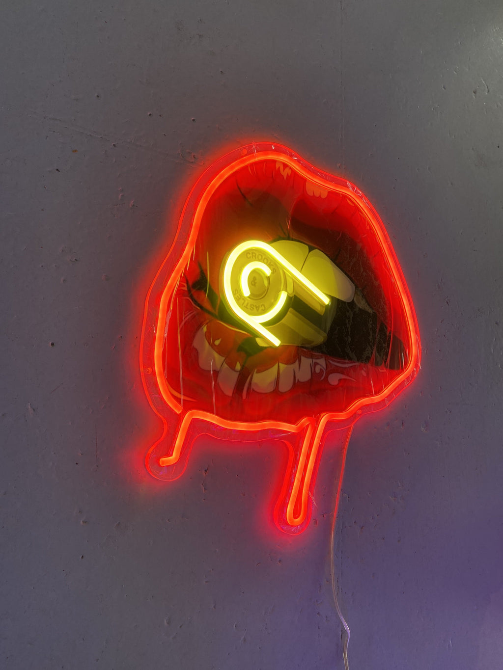 Sexy Lips - Lipstick in Mouth Glam LED neon sign product image
