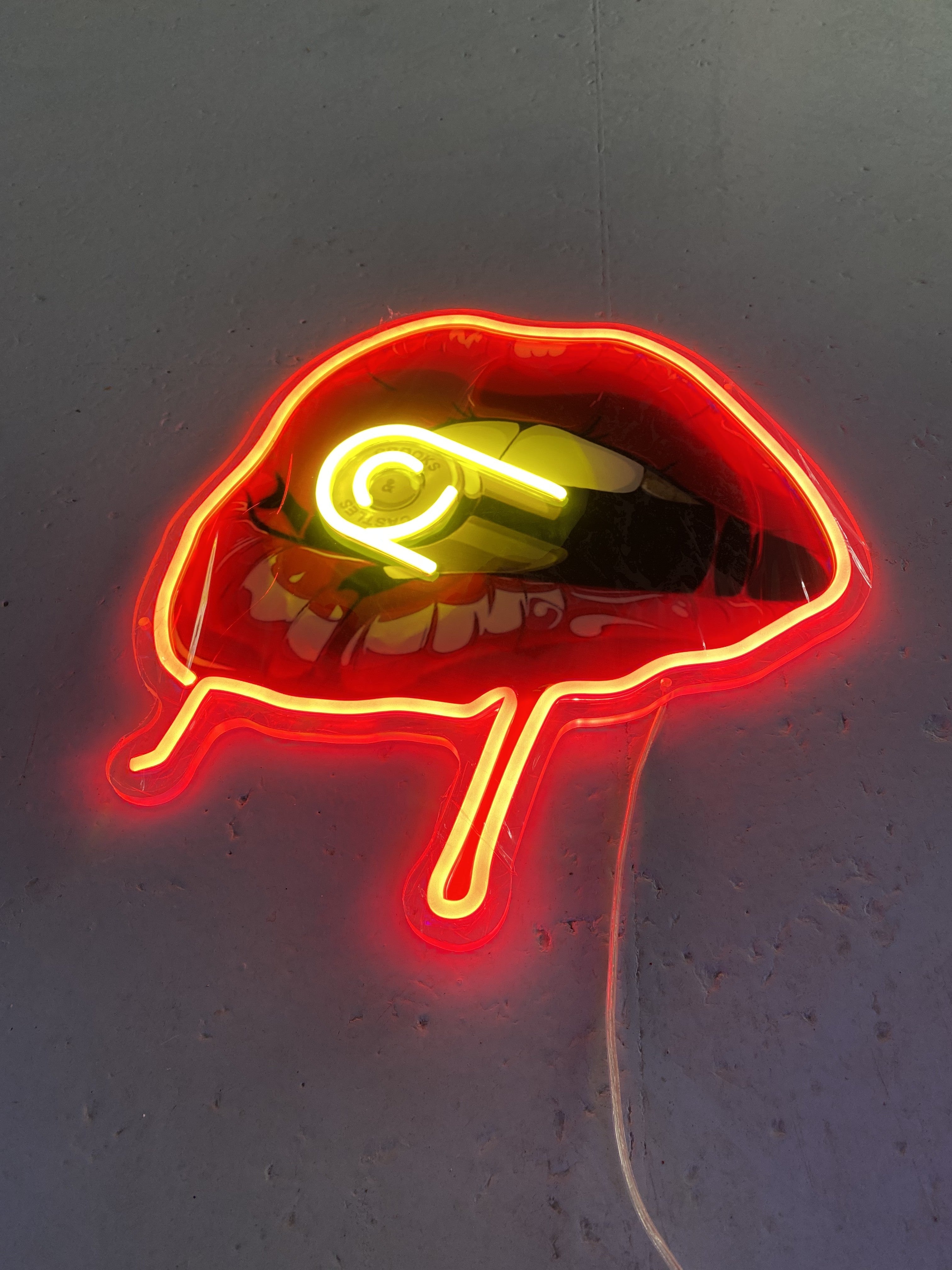 Sexy Lips - Lipstick in Mouth Glam LED neon sign product image