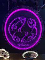 Pisces Zodiac Sign 3d Relief LED neon sign by NeonCS
