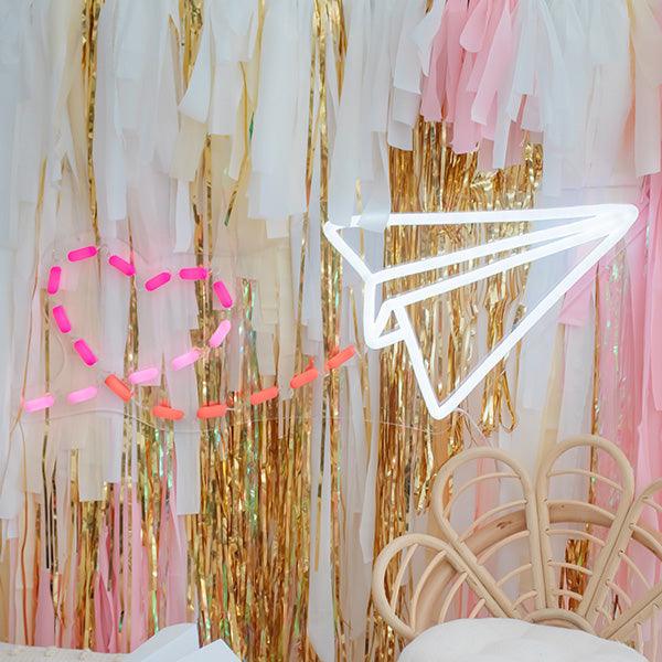 Paper Airplane LED neon sign by NeonCS