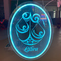 Libra 3d Engraved - Zodiac LED Sign LED neon sign by NeonCS