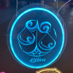 Libra 3d Engraved - Zodiac LED Sign LED neon sign product image