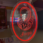 Scorpio 3d Engraved - Zodiac LED Sign LED neon sign product image
