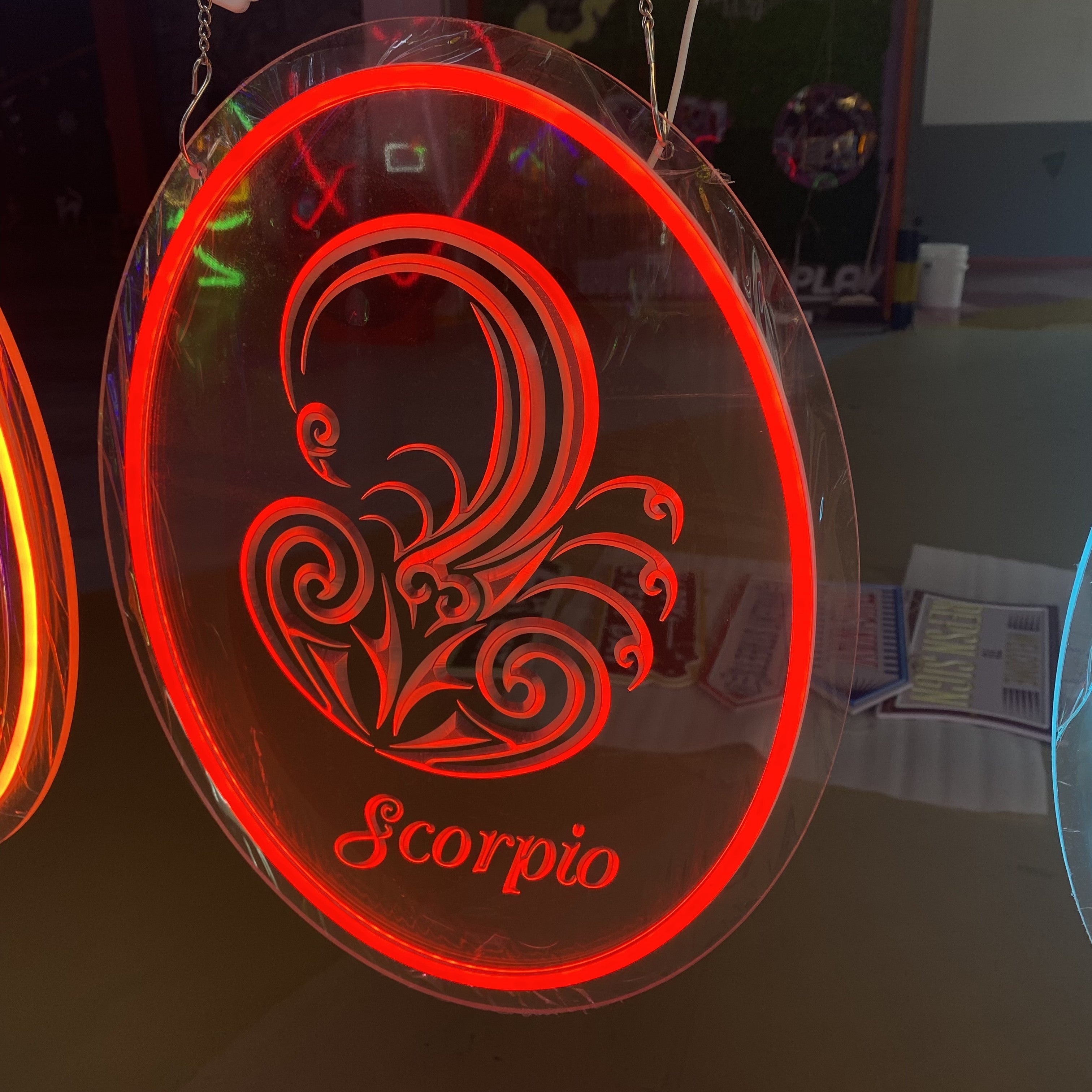 Scorpio 3d Engraved - Zodiac LED Sign LED neon sign product image