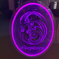 Capricorn 3d Engraved - Zodiac LED LED neon sign by NeonCS
