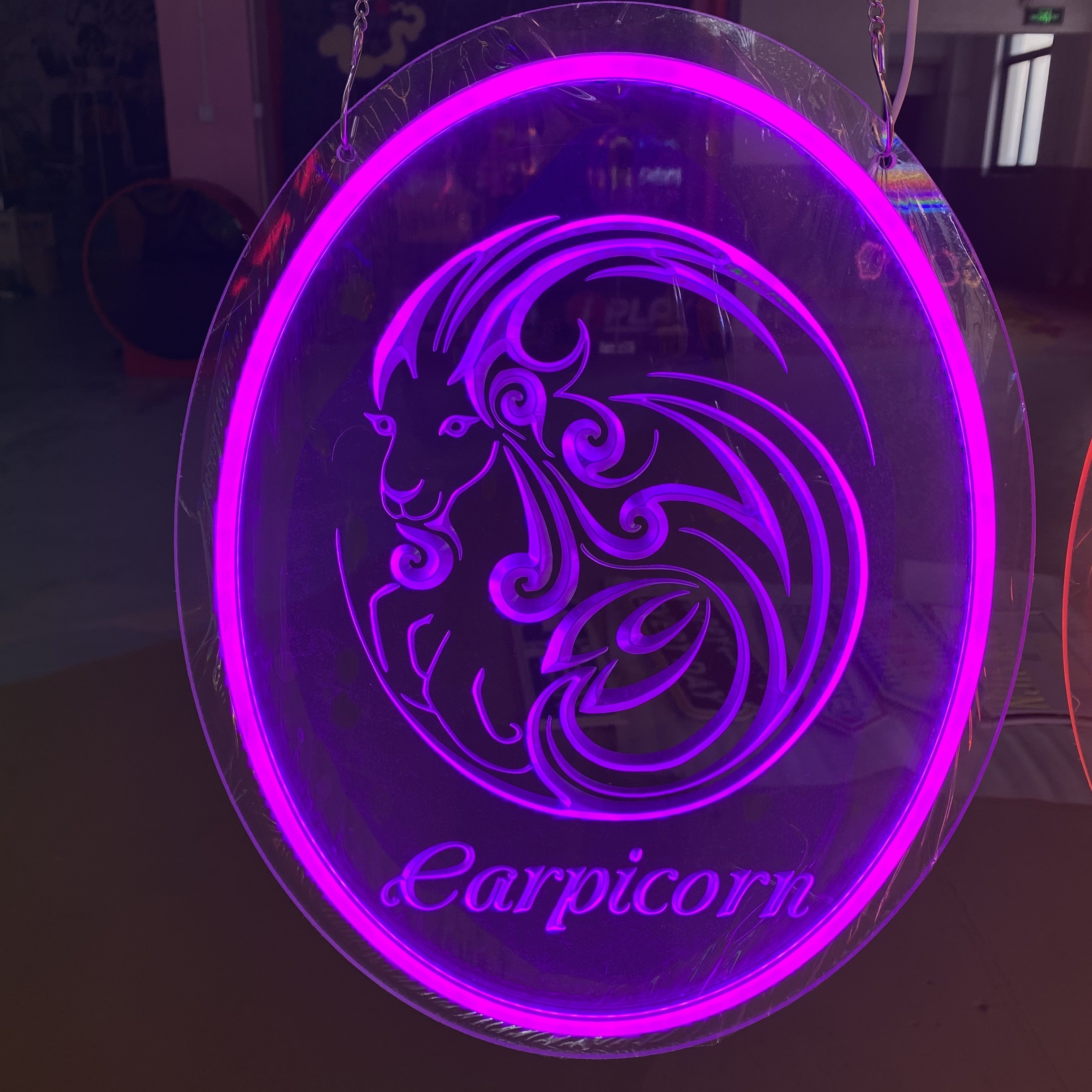 Capricorn 3d Engraved - Zodiac LED LED neon sign by NeonCS